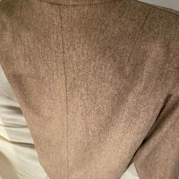 Liz Claiborne Tan Wool Vintage Long Sleeves Jacket - Picture 6 of 11